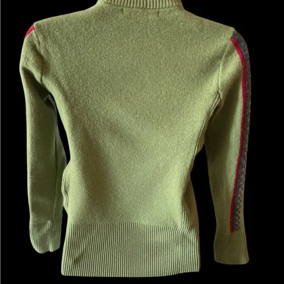 Eddie Bauer (Med) Women’s Wool-Blend Swiss style Zip-Up Sweater - Picture 2 of 5